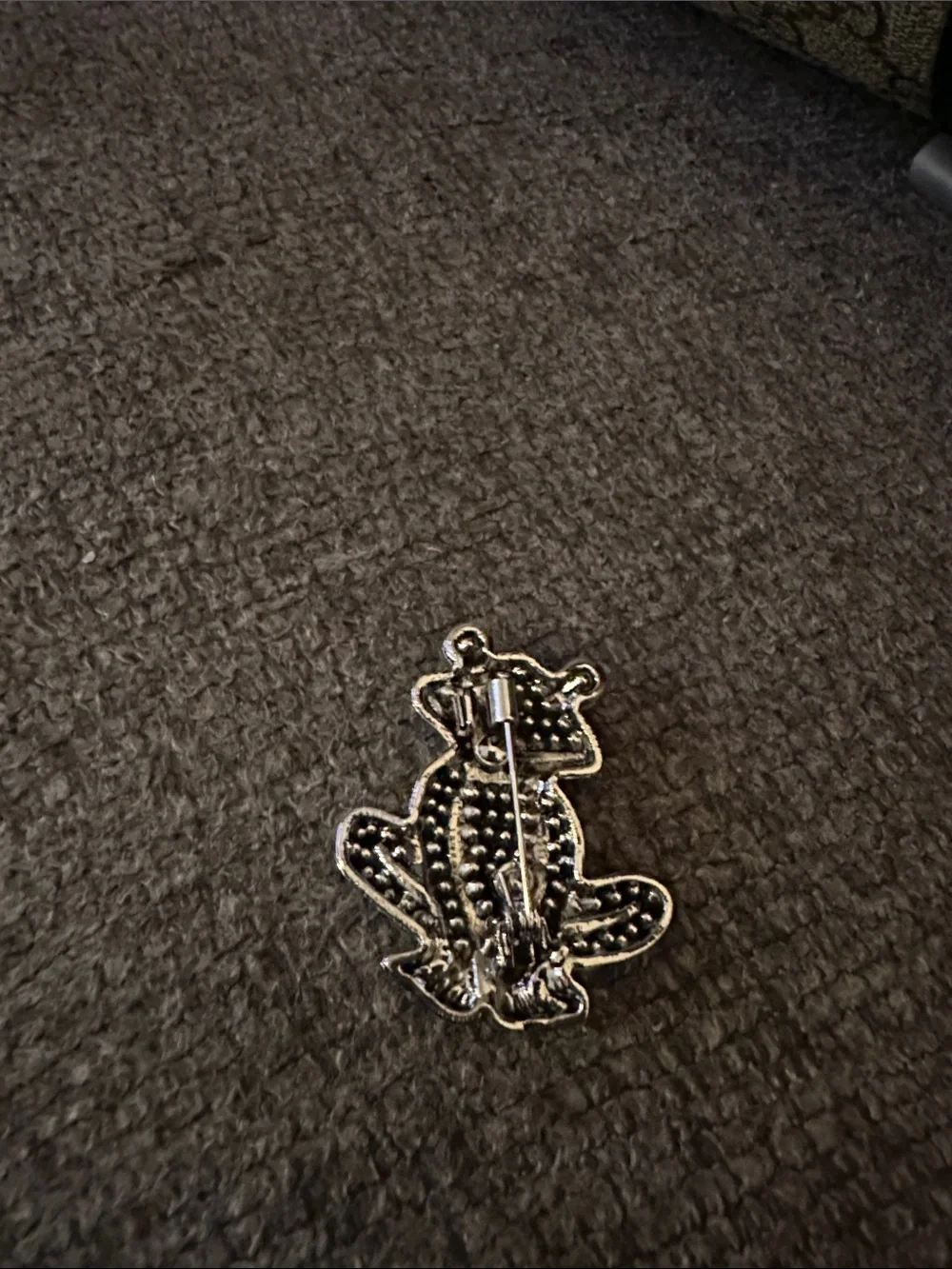 Source Unknown Multicolor Rhinestone Frog Pet Charm - Picture 2 of 2